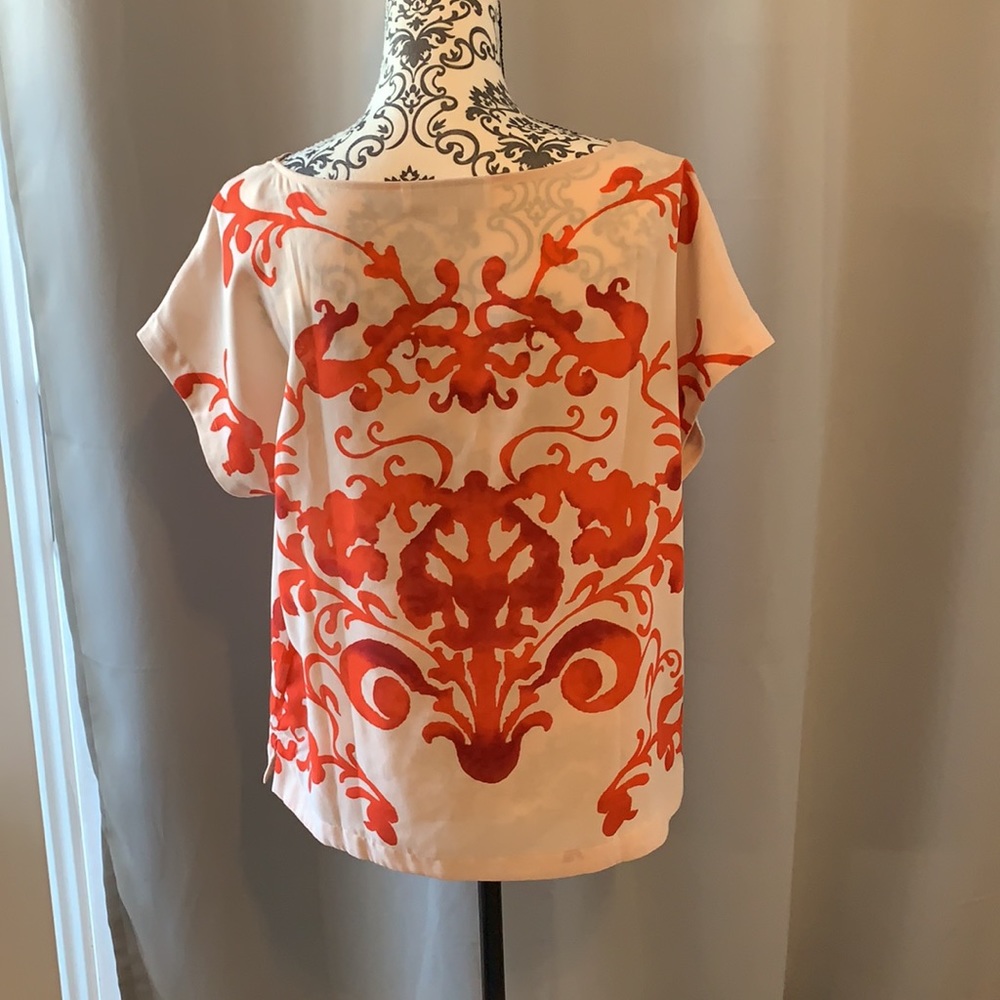 LOFT Boatneck Scroll Top - Picture 2 of 8